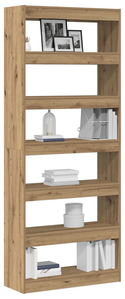vidaXL Βιβλιοθήκη/Διαίρεση Δωματίου από Δρυ 80x30x198 εκ