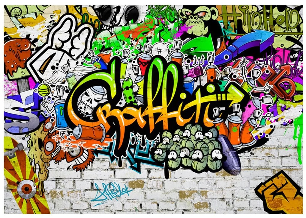 Φωτοταπετσαρία - Graffiti on the Wall 350x245