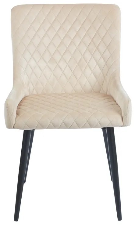 VANESA BEIGE VELVET ΥΦΑΣΜΑ ΚΑΡΕΚΛΑ ΜΕΤΑΛΛΙΚΗ