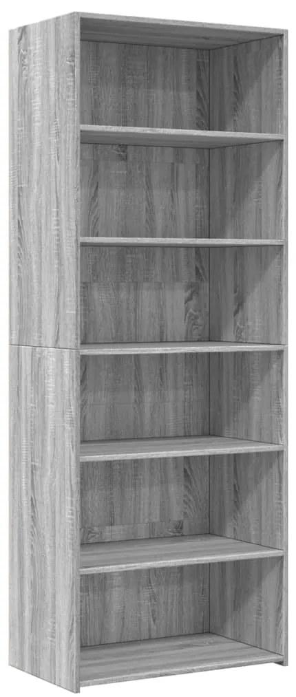 vidaXL Ντουλάπι Γκρι Sonoma 70x41x185 εκ. Επεξεργασμένο Ξύλο