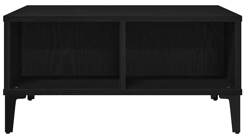 vidaXL Τραπεζάκι σαλονιού Μαύρη δρυς 60 x 60 x 30 cm