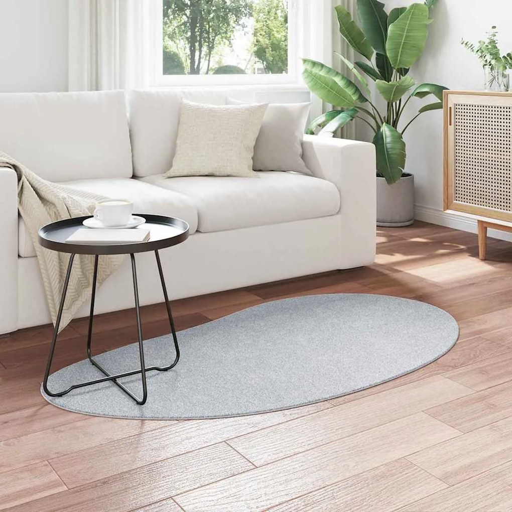 vidaXL Χαλί Γκρι 80 x 150 cm Πολυεστέρας