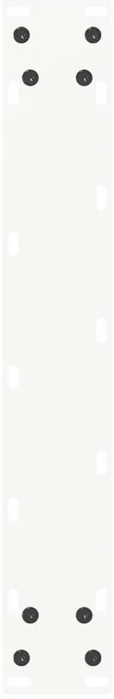 vidaXL Πόδια Τραπεζιού Μπαρ σε Σχήμα U 2 τεμ. Λευκά 50x (110-111) εκ. Ατσάλι