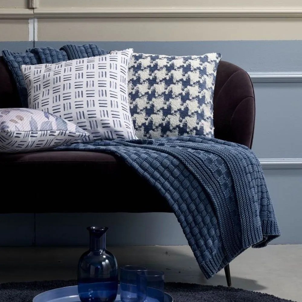 Κουβέρτα Καναπέ Moscova B1 9196887 HP Blue Zucchi 130X170 130x170cm 100% Cotton