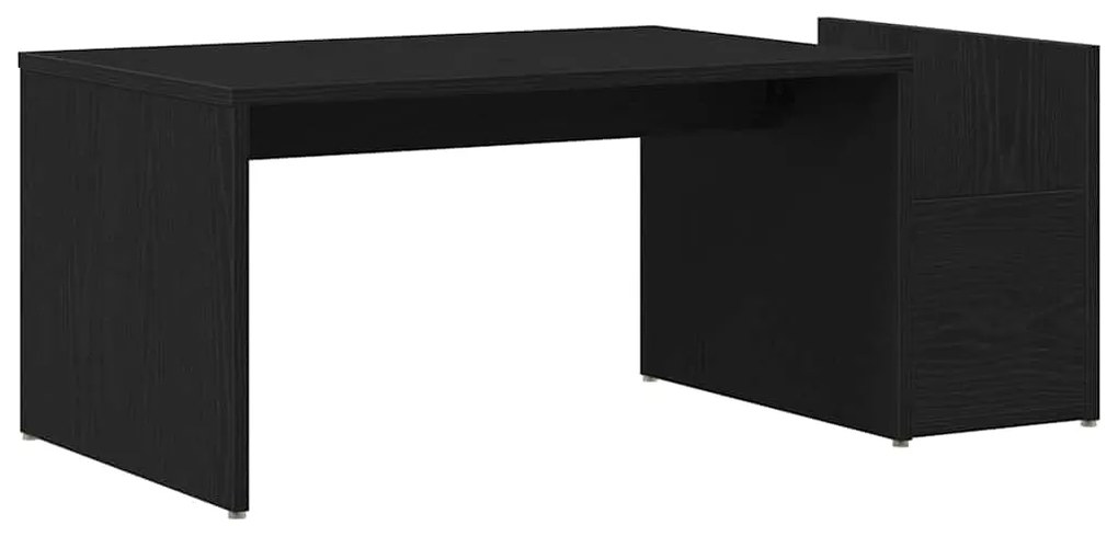 vidaXL Τραπεζάκι σαλονιού Μαύρη δρυς 90 x 45 x 35 cm