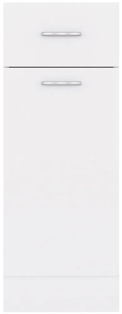 vidaXL Ντουλάπι με Συρτάρια &quot;Lyon&quot; Λευκό 30x46x81,5 εκ. από Τεχνητό Ξύλο