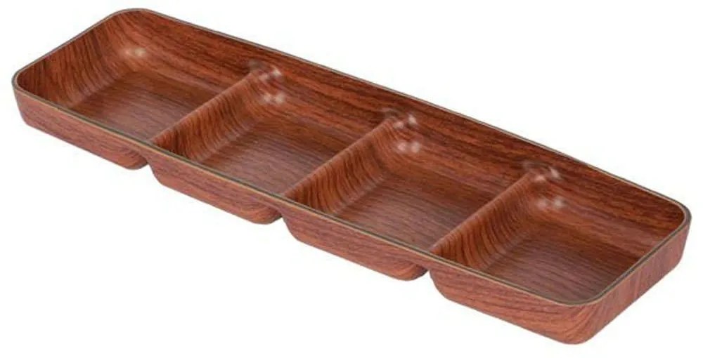 Ορντεβιέρα 4 Θέσεων 10197 33x10x2,5cm Brown Evelin Polystyrene