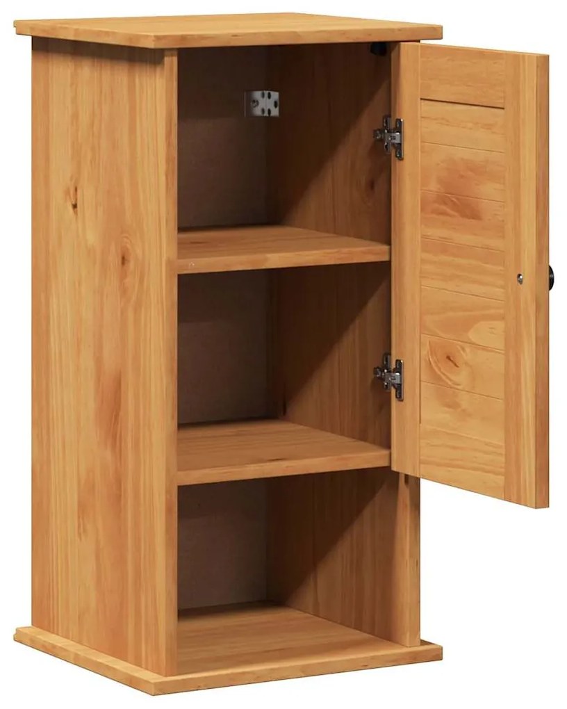 vidaXL Τοίχου Ντουλάπα Μπάνιου VIGO καφέ μελί 37 x 34 x 71.5 εκ.