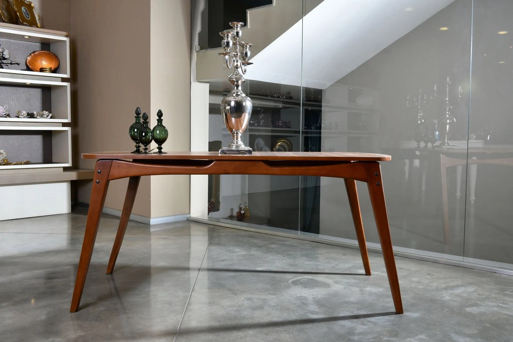 Dining Table Touch - Wooden Walnut