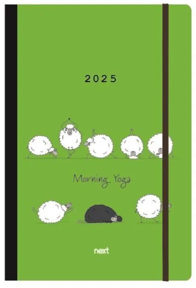 NEXT ΗΜΕΡΟΛΟΓΙΟ 2025 TRENDS ΗΜΕΡΗΣΙΟ FLEXI ΜΕ ΛΑΣΤΙΧΟ 12X17ΕΚ. MORNING YOGA