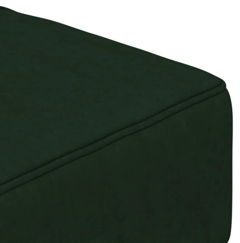 Καναπές Κρεβάτι Διθέσιος Σκ. Πράσινο Βελούδινος &amp; 2 Μαξιλάρια - Πράσινο