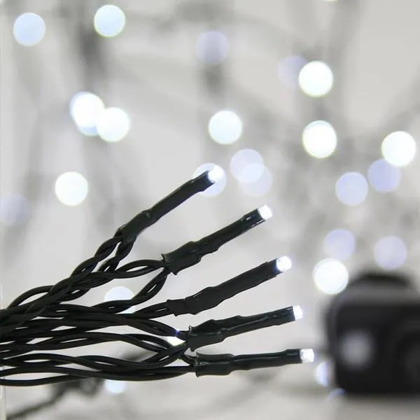 Magic Christmas Σειρά 700 Led Ψυχρό Λευκό Με 8 Προγράμματα 34.95m Πράσινο Καλώδιο IP44 600-11590