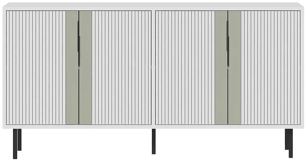 Μπουφές Caresa 327ODS1339 150x36x75cm White Μοριοσανίδα, Μελαμίνη