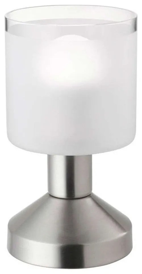 Φωτιστικό Επιτραπέζιο Gral R59521007 1xE14 40W Φ9cm 17cm Nickel Mat RL Lighting Metal, Glass