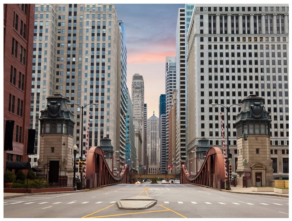 Φωτοταπετσαρία - Chicago street 300x231