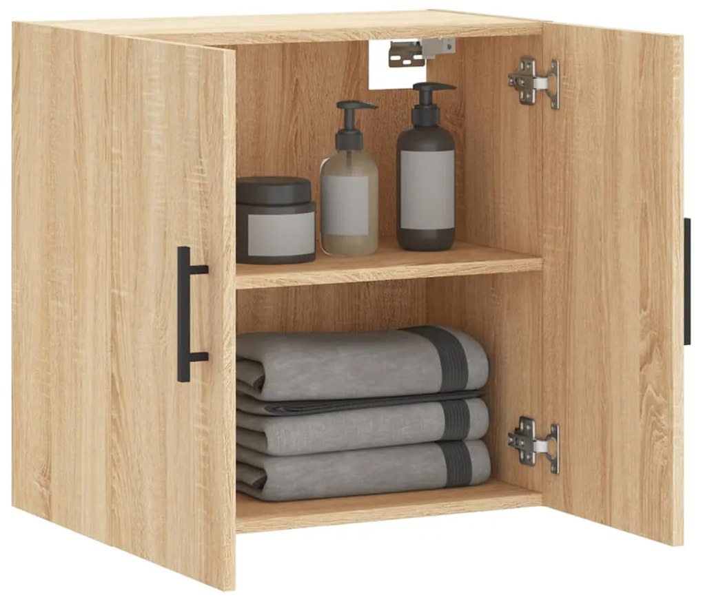 vidaXL Ντουλάπι Τοίχου Sonoma Δρυς 60x31x60 εκ. Επεξεργασμένο Ξύλο