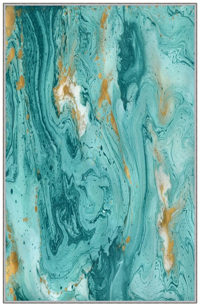 Χαλί Hmnt126 571HFT1984 Teal-Gold Conceptum Hypnose 80X120cm