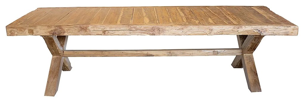 Double Dining Table S Line 282cm X 118cm X Y78cm χειροποίητο μασίφ S1310-00N3