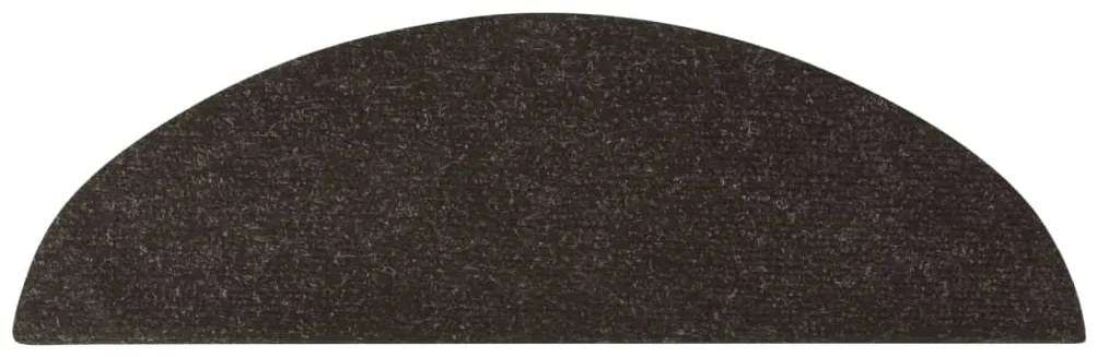 vidaXL Πατάκια Σκάλας Αυτοκόλλητα 10 τεμ. Μαύρα 65 x 22,5 x 3,5 εκ.