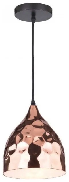Κρεμαστό Φωτιστικό Χαλκός Rose Gold με ντουί Ε27 Φ170 3714 VTAC-3714-Rose Gold 3714