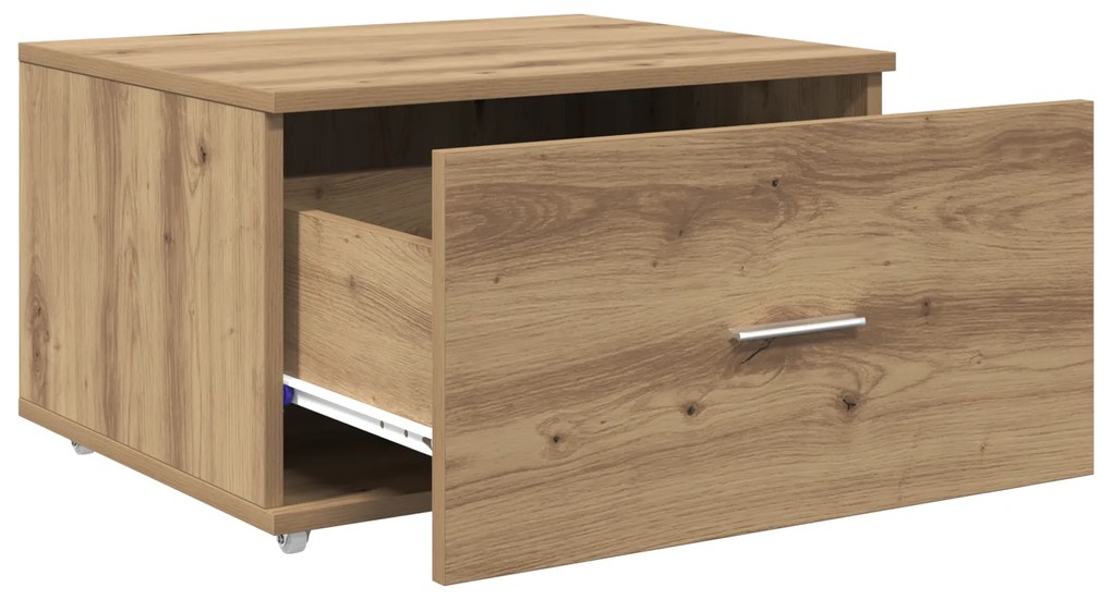 vidaXL Ντουλάπι με Συρτάρια Καφέ 55 x 45 x 33.5 εκ Επεξεργασμένο ξύλο