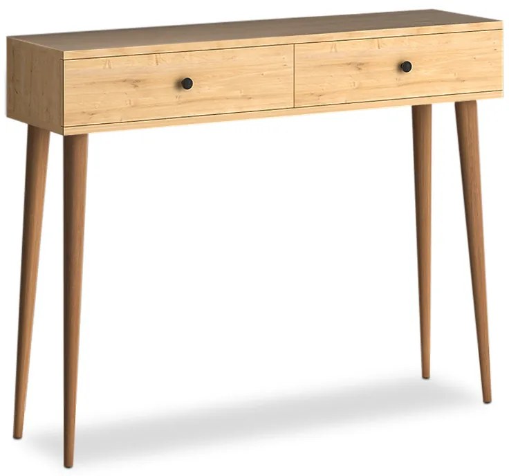 Κονσόλα μελαμίνης Alis Megapap χρώμα oak 110x29x88εκ.-GP022-0065,2