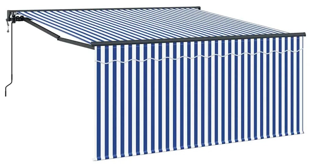 vidaXL Σκηνίτσα Αναδιπλούμενη Μπλε και ανθρακί 350 x 250 εκ