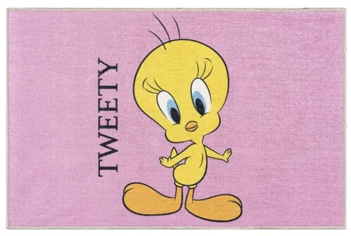 Beauty Home Πατάκι Art 6190 Tweety 55x85 Ροζ
