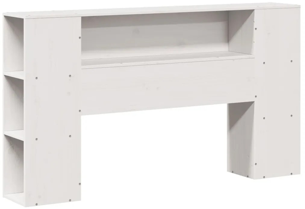 vidaXL Σκελετός Κρεβ. Χωρίς Στρώμα Λευκό 120x190 εκ Μασίφ Πεύκο