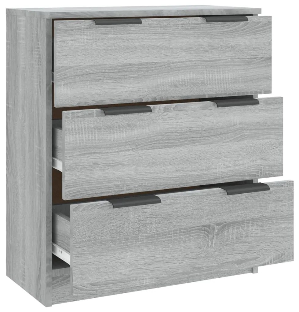 vidaXL Ντουλάπι Γκρι Sonoma 60 x 30 x 70 εκ. από Επεξεργασμένο Ξύλο
