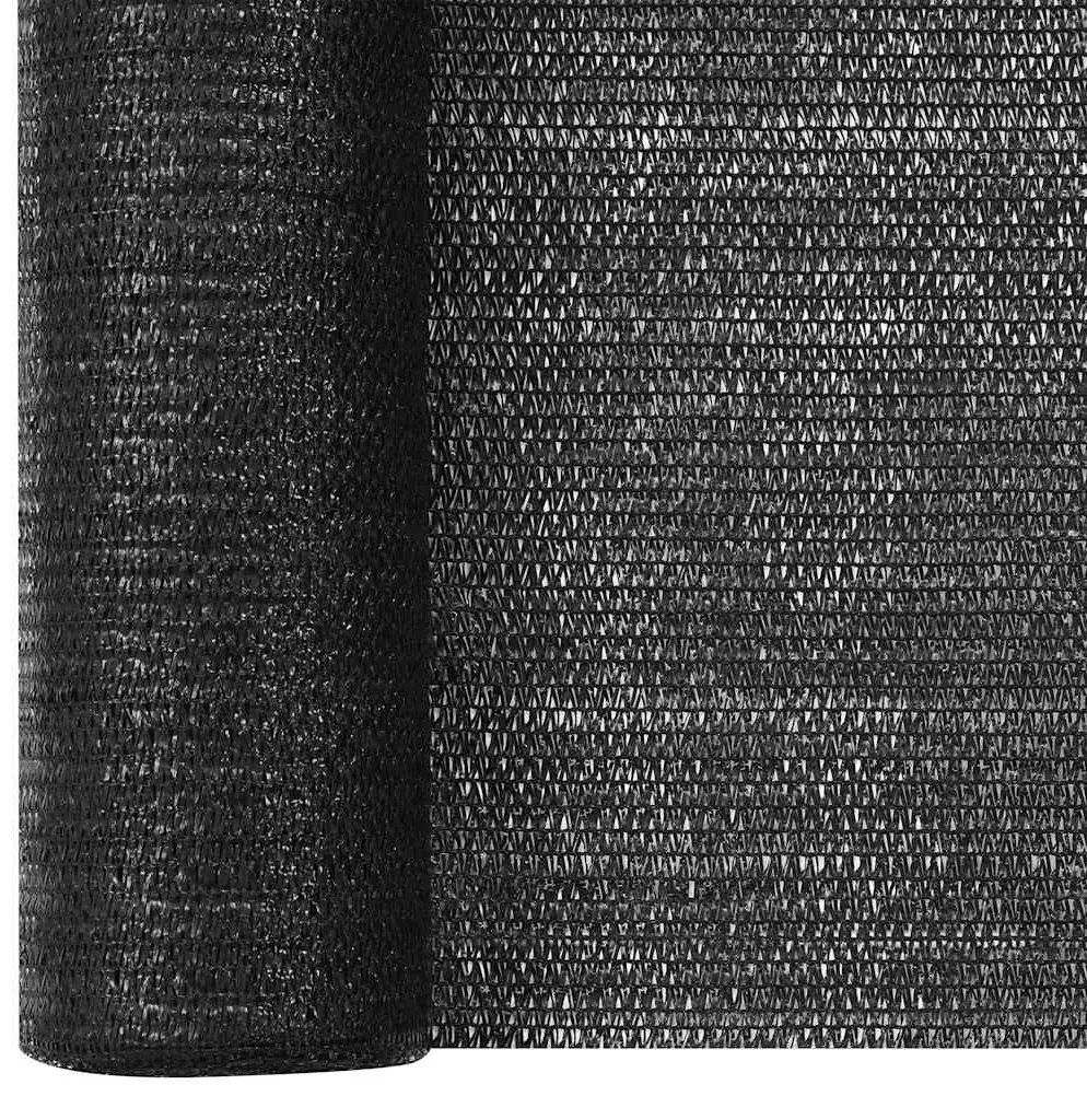 vidaXL Δίχτυ Σκίασης Μαύρο 1,5 x 10 μ. από HDPE 75 γρ./μ²
