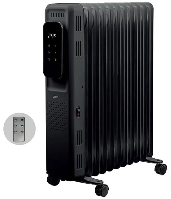 LIFE AMBIENCE  Καλοριφέρ Λαδιού με 11 Φέτες 2500W