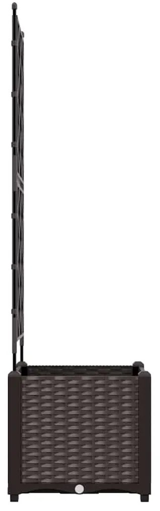 vidaXL Κηποτινάκι με Τρέλα Καφέ 40 x 40 x 143 εκ. PP