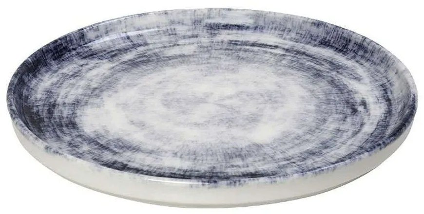 Πιάτο Ρηχό Ink KNC131K6 26x26x1,5cm Blue Espiel Porcelain