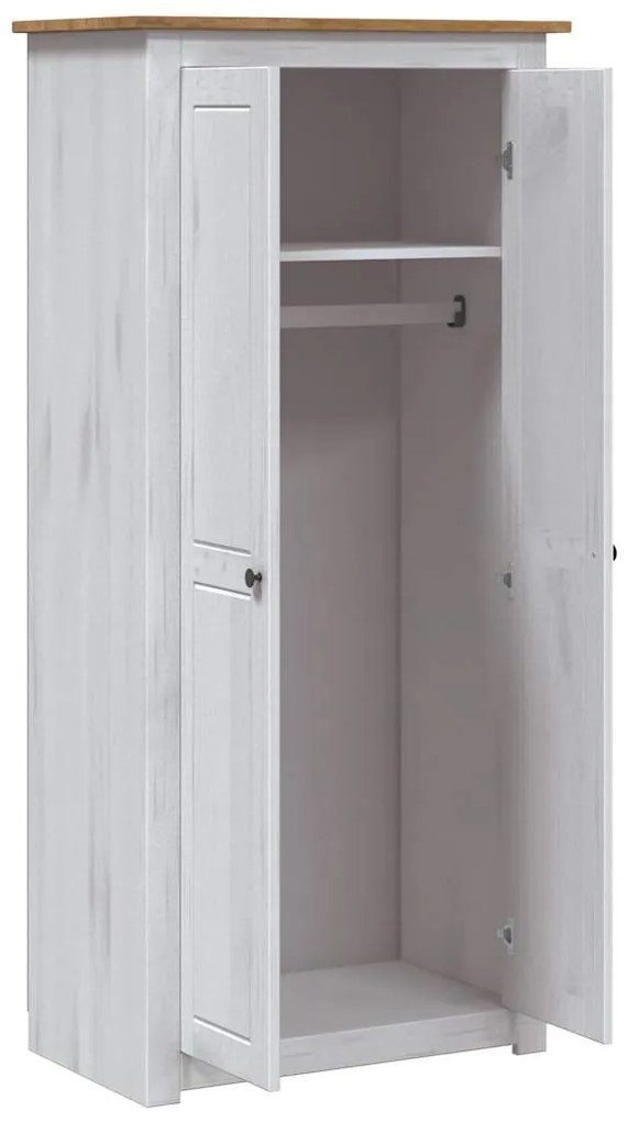 vidaXL Ντουλάπα 80 x 50 x 171,5 εκ. από Μασίφ Ξύλο Πεύκου Σειρά Panama