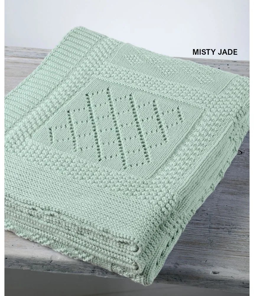 Κουβέρτα Βρεφική DT07 Misty Jade Down Town Cradle 90x120cm 100% Βαμβάκι