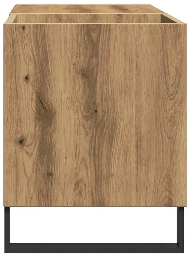 vidaXL Δισκοθήκη Δρυς τεχνίτης 84,5x38x48 εκ. από Επεξεργασμένο Ξύλο