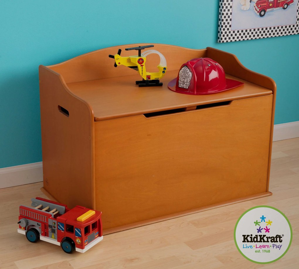 Κουτί Αποθήκευσης KidKraft Austin Toy Box-Εκρού