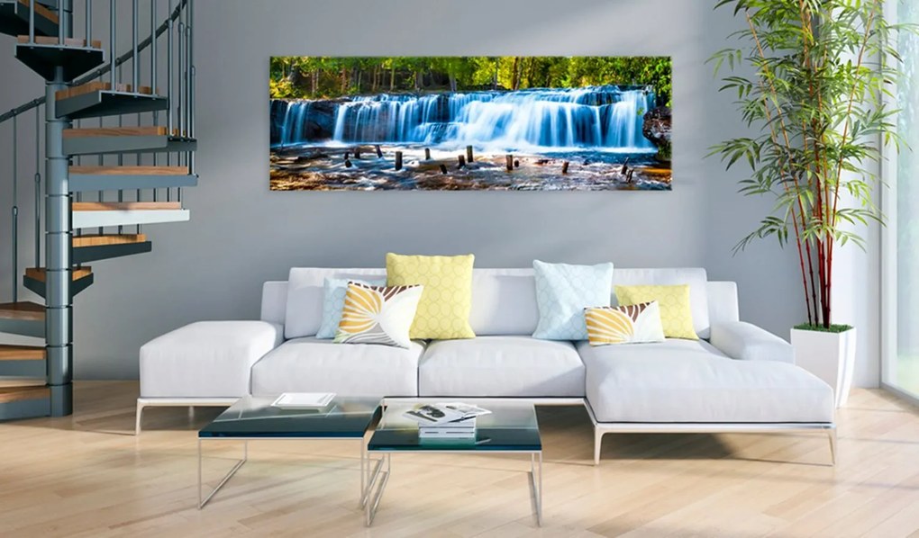 Πίνακας - Beautiful Waterfall 135x45