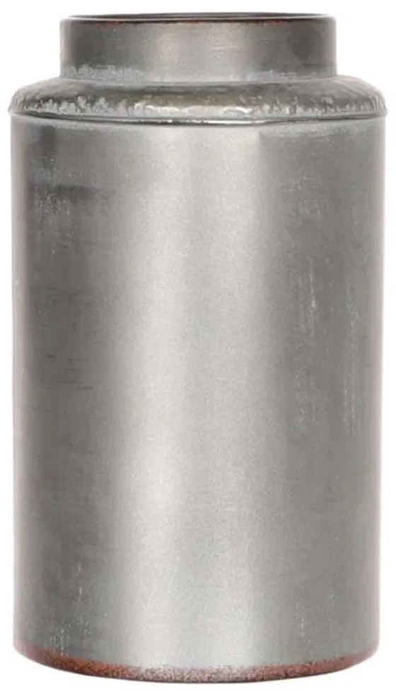 Βάζο Bullet 012.862259112 19,5x33,5cm Μεταλλικό Silver Metal