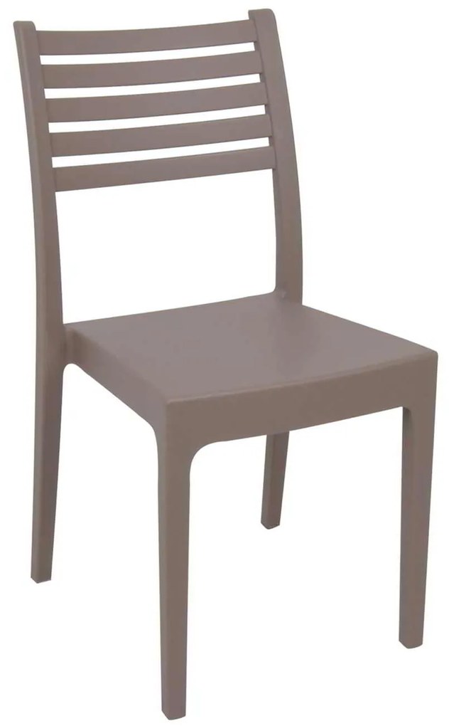 Καρέκλα Olimpia Πλαστική Μπεζ Tortora 46x52x86cm