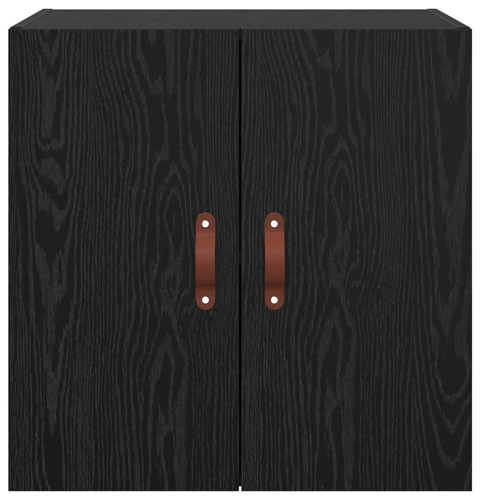 vidaXL Ντουλάπα Τοίχου Μαύρη δρυς 60 x 31 x 60 εκ. Επεξεργασμένο ξύλο