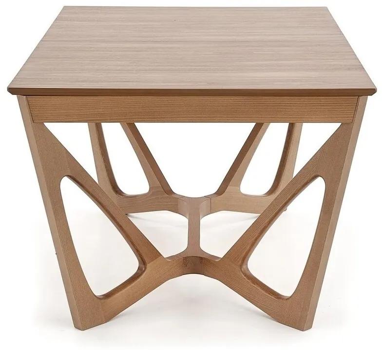 Τραπέζι Houston 782, Καρυδί, 77x100x160cm, 68 kg, Επιμήκυνση, Φυσικό ξύλο καπλαμά, Ινοσανίδες μέσης πυκνότητας, Ξύλο, Ξύλο: Δρυς | Epipla1.gr