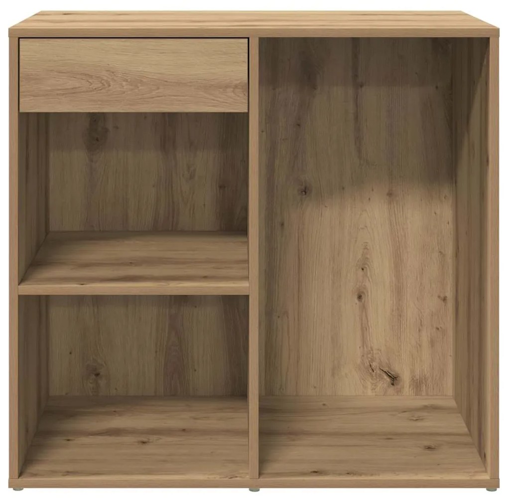 vidaXL Ντουλάπι καλλυντικών Artisan Oak 80x40x75cm Κατασκευασμένο ξύλο