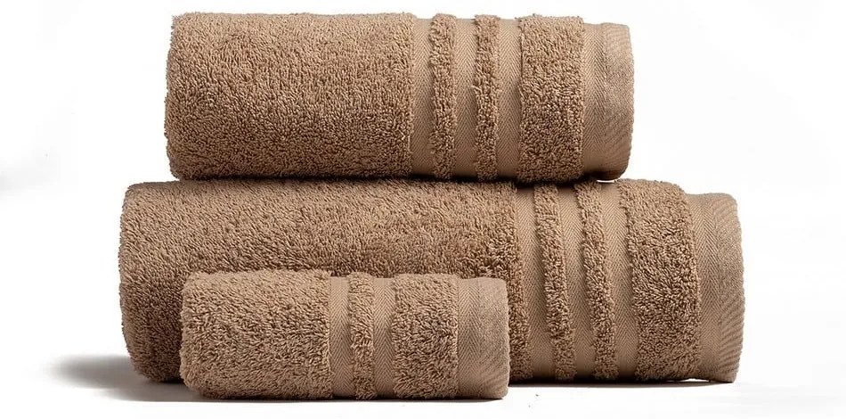 Πετσέτα Premio Mocha Melinen Χεριών 30x50cm 100% Cotton Foam
