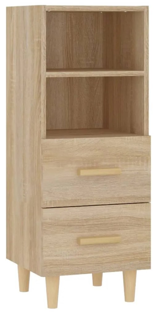 vidaXL Ντουλάπι Sonoma Δρυς 34,5x34x90 εκ. από Επεξεργασμένο Ξύλο