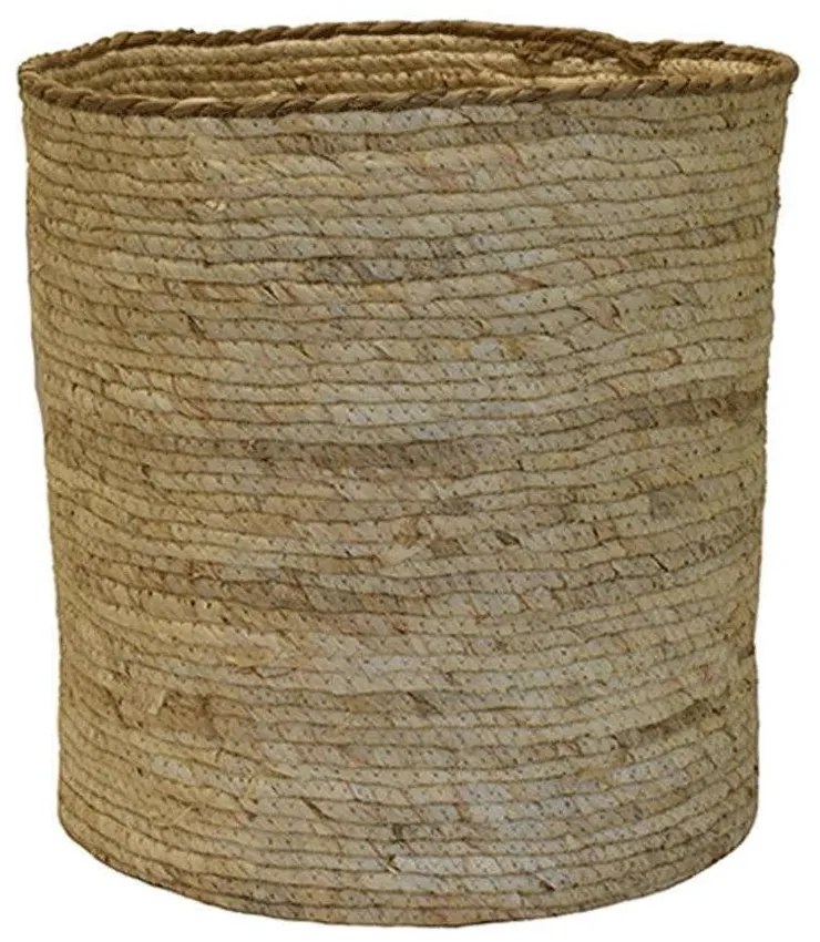 Καλάθι Ψάθινο 00.06.67557 Φ40x43cm Ecru Mat