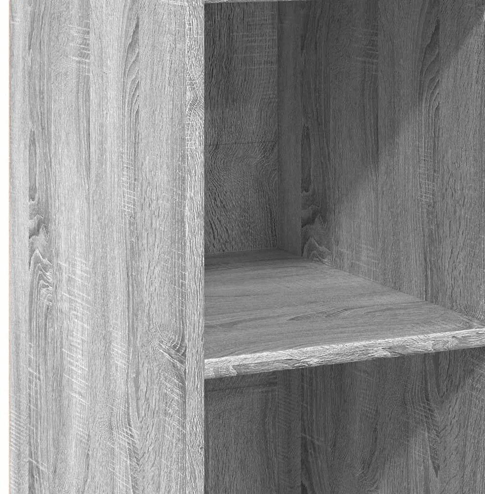 vidaXL Ντουλάπι Γκρι Sonoma 40x41x124 εκ. από Επεξεργασμένο Ξύλο