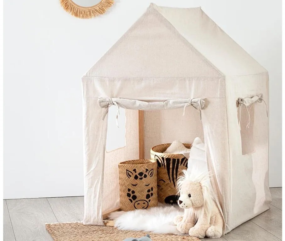 Παιδική Σκηνή Safari Atmosphera με διαστάσεις 77x77x115cm - White
