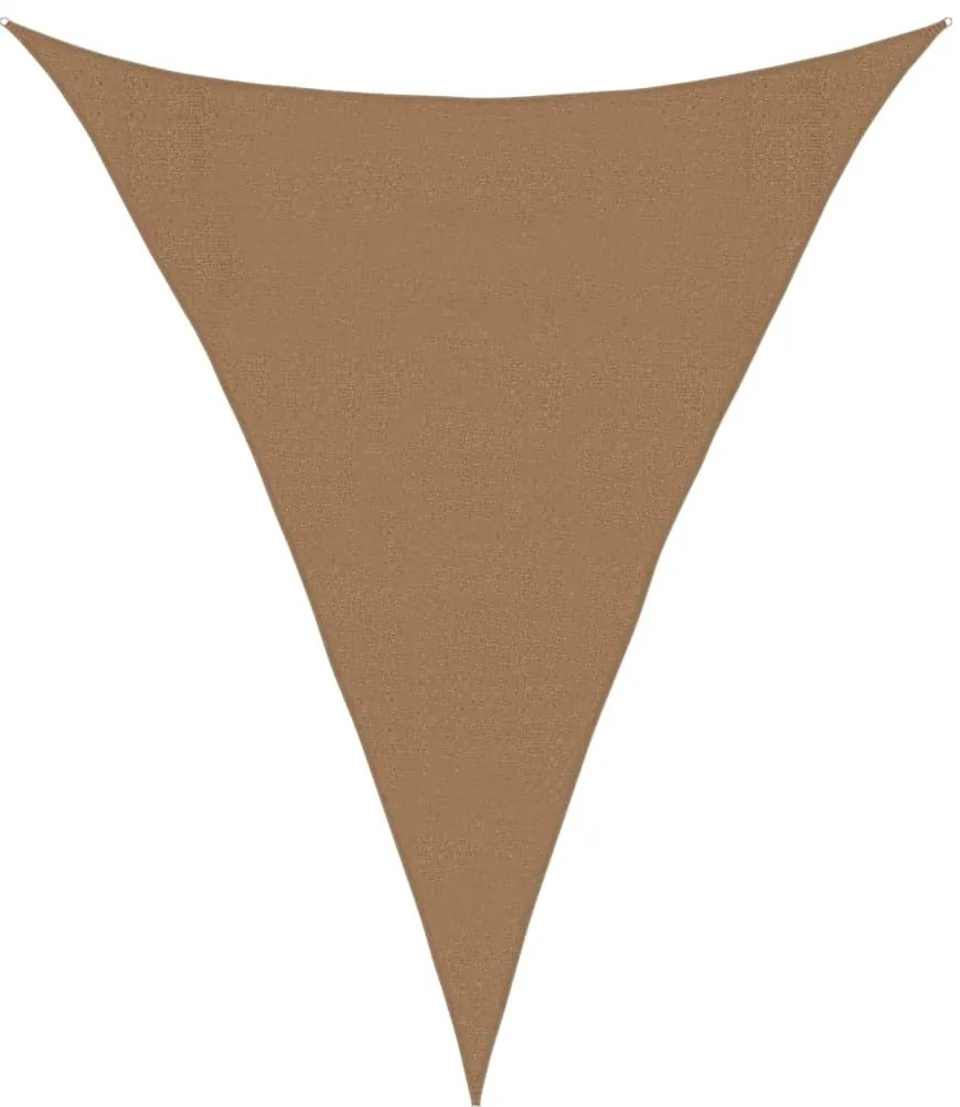 vidaXL Πανί Σκίασης Taupe 3 x 4 x 4 μ. από HDPE 160 γρ./μ²